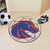 27" Blue and Orange NCAA Boise State University Broncos Soccer Ball Round Mat - IMAGE 2