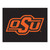 33.75" x 42.5" Black and Orange NCAA Oklahoma State University Cowboys Mat Area Rug - IMAGE 1