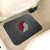 14" x 17" Black and Red NBA Portland Trail Blazers Heavy Duty Rear Car Seat Utility Mat - IMAGE 2