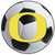 27" Yellow and White NCAA University of Oregon Ducks Round Area Rug - IMAGE 1