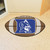 20.5" x 32.5" Brown and Blue NCAA Duke University Blue Devils Football Shaped Mat Area Rug - IMAGE 2