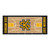 30" x 72" Beige and Black NCAA Kennesaw State University Owls Basketball Area Rug Runner - IMAGE 1