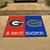 33.75" x 42.5" Red and Blue NCAA Georgia Bulldogs - Florida Gators House Divided Mat - IMAGE 2