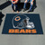 59.5" x 94.5" Blue and White NFL Chicago Bears Ulti Mat Rectangular Outdoor Area Rug - IMAGE 2