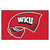 5' x 8' Red and White NCAA Western Kentucky University Hilltoppers Ulti-Mat Rectangular Area Rug - IMAGE 1