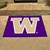 33.75" x 42.5" Purple and White NCAA University of Washington Huskies All Star Mat Area Rug - IMAGE 2