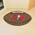 20.5" x 32.5" Brown and Red NFL Tampa Bay Buccaneers Football Mat - IMAGE 2