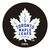 27" Black and White NHL "Toronto Maple Leafs" Round Welcome Door Mat - IMAGE 1