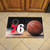 19" x 30" Brown and White NBA Philadelphia 76ers Shoe Scraper Doormat - IMAGE 2
