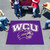 59.5" x 71" Purple and White NCAA Western Carolina University Catamounts Tailgater Mat Area Rug - IMAGE 2