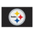 NFL Pittsburgh Steelers Starter Mat Rectangular Area Rug - IMAGE 1