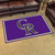 3.6' x 5.9' Blue and Black MLB Colorado Rockies Plush Non-Skid Area Rug - IMAGE 2