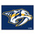 33.75" x 42.5" Blue and White NHL Nashville Predators All Star Non-Skid Mat Rectangular Area Rug - IMAGE 1
