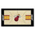 24" x 44" Black NBA Miami Heat Court Rug Runner - IMAGE 1