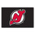 5' x 8' White and Red NHL New Jersey Devils Ulti-Mat Rectangular Area Rug - IMAGE 1