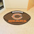 20.5" x 32.5" Brown and Orange NFL Chicago Bears Football Oval Door Mat - IMAGE 2