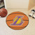 27" Orange and Purple NBA Los Angeles Lakers Basketball Round Doormat - IMAGE 2