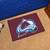 19" x 30" Blue and White NHL Colorado Avalanche Starter Mat Rectangular Area Rug - IMAGE 2