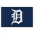 19" x 30" Blue and White MLB Detroit Tigers Starter Mat Rectangular Area Rug - IMAGE 1