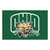 19" x 30" Green and Brown NCAA Ohio University Bobcats Rectangular Area Rug - IMAGE 1