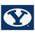 33.75" x 42.5" Blue and White NCAA Brigham Young University Cougars All Star Mat Area Rug - IMAGE 1
