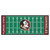 2.5' x 6' Green and Red NCAA Florida State University Seminoles Football Field Area Rug Runner - IMAGE 1
