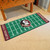 2.5' x 6' Green and Red NCAA Florida State University Seminoles Football Field Area Rug Runner - IMAGE 2