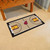 29.5" x 54" Black and Beige NBA Miami Heat Court Large Mat Area Rug Runner - IMAGE 2