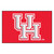 19" x 30" Red NCAA University of Houston Cougars Starter Mat Rectangular Area Rug - IMAGE 1