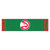 18" x 72" Green and Red NBA Atlanta Hawks Golf Putting Mat - IMAGE 1