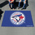 59.5" x 94.5" Blue and White MLB Toronto Blue Jays Mat Rectangular Area Rug - IMAGE 2