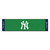 18" x 72" Green and White MLB New York Yankees Golf Putting Mat - IMAGE 1