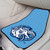 Set of 2 Blue NCAA University of North Carolina - Chapel Hill Tar Heels Carpet Car Mats 17" x 27" - IMAGE 2