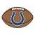 20.5" x 32.5" Brown and Blue NFL Indianapolis Colts Football Shape Mat - IMAGE 1