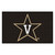 5' x 8' Black and White NCAA Vanderbilt University Commodores Rectangular Outdoor Area Rug - IMAGE 1