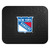 14" x 17" Black and Blue NHL New York Rangers Rear Car Seat Utility Mat - IMAGE 1