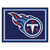 8' x 10' Blue and White NFL Tennessee Titans Plush Non-Skid Area Rug - IMAGE 1