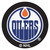 27" Black and Blue NHL Edmonton Oilers Round Welcome Door Mat - IMAGE 1