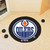 27" Black and Blue NHL Edmonton Oilers Round Welcome Door Mat - IMAGE 2