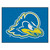 33.75" x 42.5" Blue and Yellow NCAA University of Delaware Fightin' Blue Hens All Star Mat Area Rug - IMAGE 1