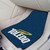 Set of 2 Blue and White NCAA University of Toledo Rockets Carpet Car Mats 17" x 27" - IMAGE 2