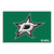 19" x 30" Green and Black NHL Dallas Stars Starter Mat Rectangular Area Rug - IMAGE 1