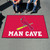 59.5" x 94.5" White MLB St. Louis Cardinals Man Cave Ulti-Mat Rectangular Mat Area Rug - IMAGE 2