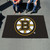 59.5" x 94.5" Black and Yellow NHL Boston Bruins Ulti-Mat Rectangular Area Rug - IMAGE 2