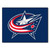 33.75" x 42.5" Blue and Red NHL Columbus Blue Jackets All Star Non-Skid Mat Rectangular Area Rug - IMAGE 1