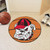NCAA University of Georgia Bulldogs  Basketball Shaped Mat Area Rug - IMAGE 2