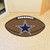 20.5" x 32.5" Brown and Blue NFL Dallas Cowboys Football Oval Door Mat - IMAGE 2
