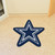 36" x 34.25" Blue and White NFL Dallas Cowboys Mascot Logo Area Rug - IMAGE 2