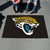 59.5" x 94.5" Black and White NFL Jacksonville Jaguars Ulti-Mat Rectangular Area Rug - IMAGE 2