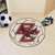 27" White and Red NCAA Boston College Eagles Soccer Ball Shaped Area Rug - IMAGE 2